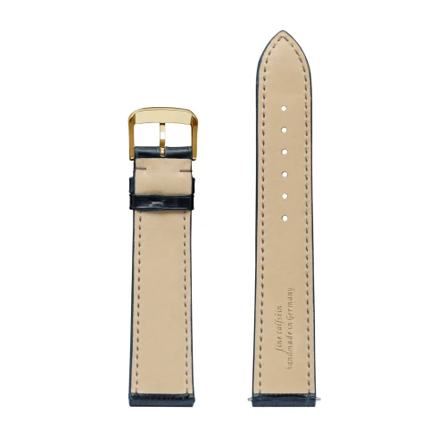 Pasek skórzany Zeppelin antracytowy 20 mm