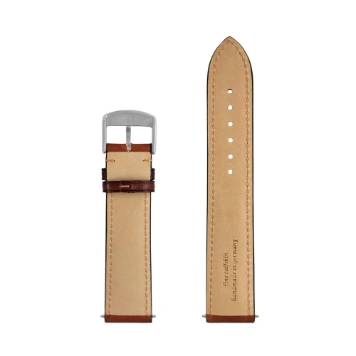 Pasek skórzany Zeppelin brązowy 22 mm