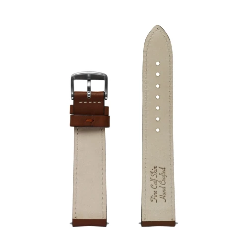 Pasek skórzany Zeppelin, brązowy 20 mm