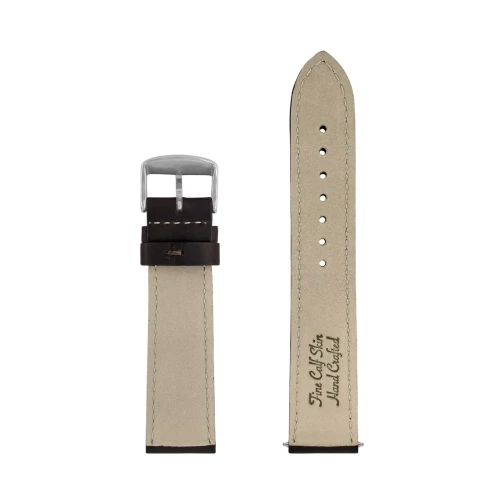 Pasek skórzany Zeppelin brązowy, 22 mm