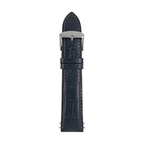 Pasek skórzany Zeppelin granatowy 22 mm