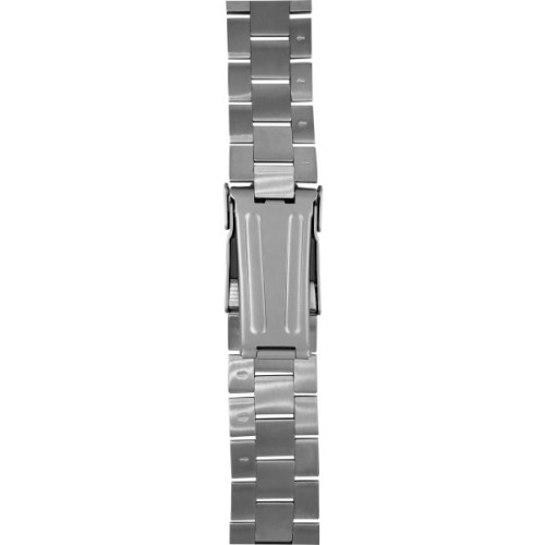 Bransoleta tytanowa Bauhaus, srebrna 22 mm
