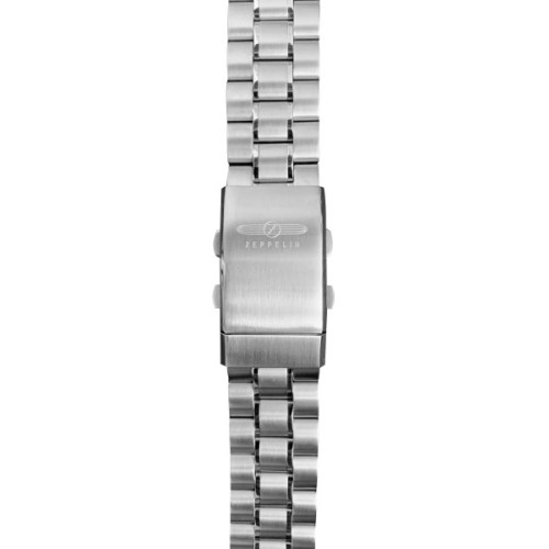 Bransoleta stalowa Zeppelin srebrna, diver 22 mm