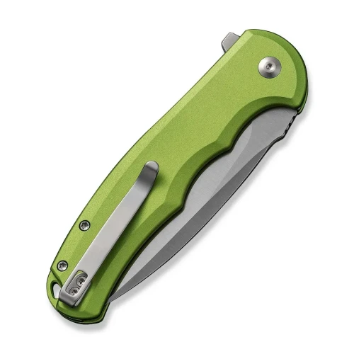 Nóż CIVIVI Button Lock Praxis Aluminum Green