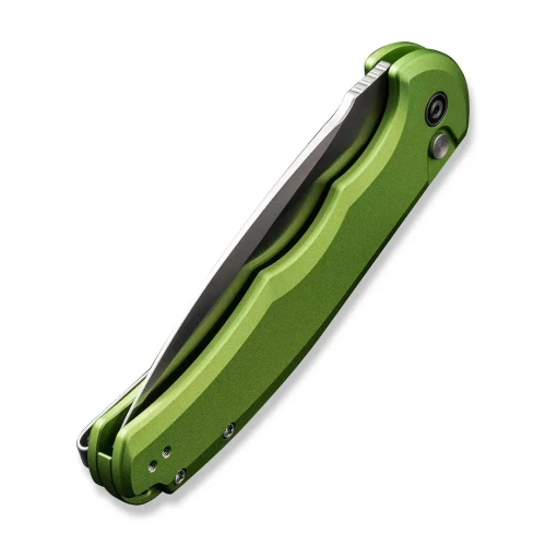 Nóż CIVIVI Button Lock Praxis Aluminum Green