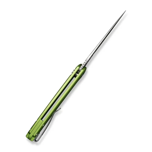 Nóż CIVIVI Button Lock Praxis Aluminum Green