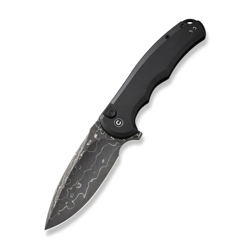 Nóż CIVIVI Button Lock Praxis Alu Black Damast
