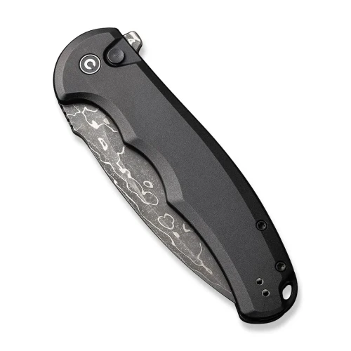 Nóż CIVIVI Button Lock Praxis Alu Black Damast