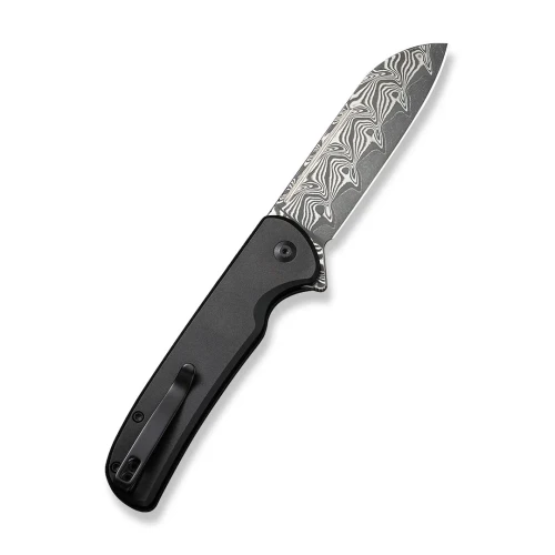 Nóż CIVIVI Chevalier II Aluminum Black Damascus