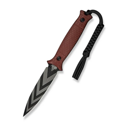 Nóż CIVIVI Fixed Perfrico 14C28N Burgundy G10