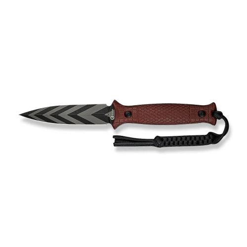 Nóż CIVIVI Fixed Perfrico 14C28N Burgundy G10