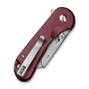 Nóż CIVIVI Elementum Utility Alu Burgund C23039B-5