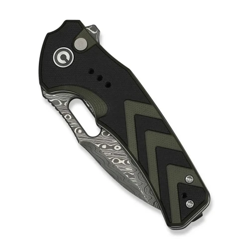 Nóż CIVIVI Vexron Damast G10 Milled Black & Green