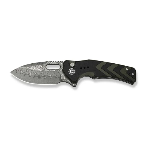 Nóż CIVIVI Vexron Damast G10 Milled Black & Green