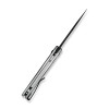 Nóż CIVIVI Button Lock Kitefin Silver Alu 14C28N