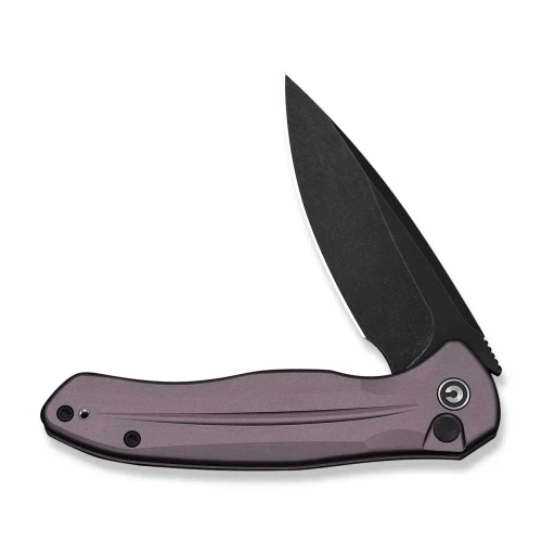 Nóż CIVIVI Button Lock Kitefin Purple Alu 14C28N
