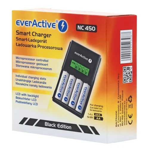 Ładowarka everActive NC450 do AA i AAA