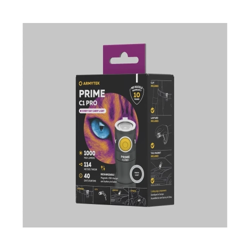 Latarka Armytek PRIME C1 Pro PCB White 1000 lm