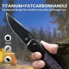 Nóż Kizer Militaw Titanium+Fat Carbon S45VN