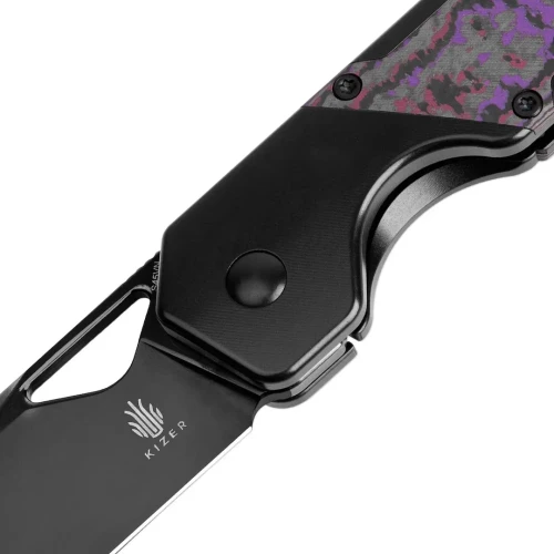 Nóż Kizer Militaw Titanium+Fat Carbon S45VN