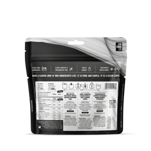 LYOFOOD Schab w zielonym pieprzu 500g