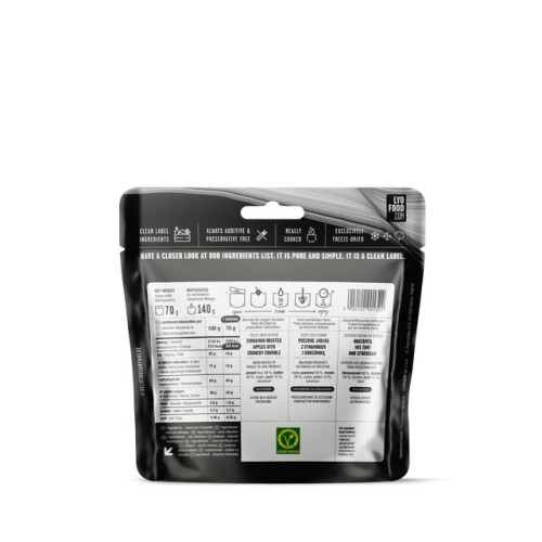 LYOFOOD Kruszonka z jabłkiem 140g