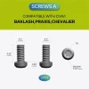 Klips CIVIVI Titanium z 6 śrubkami T001C