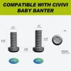 Klips CIVIVI Titanium Black do noża Baby Banter