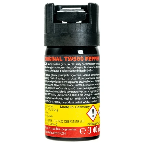 Gaz pieprzowy TW 500, 40 ml, Jet-Active