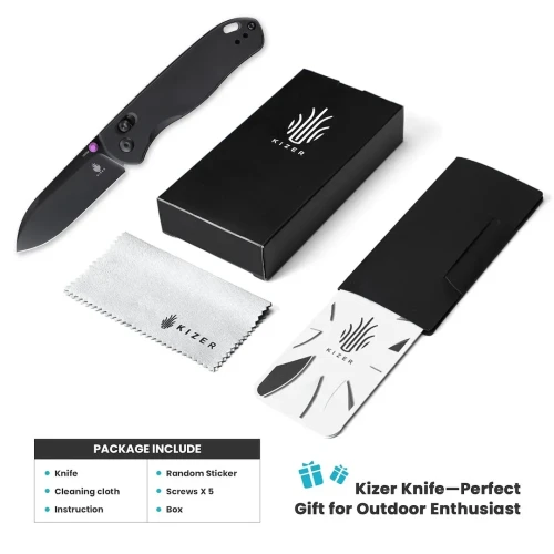 Nóż Kizer Drop Bear Black Aluminum 154CM