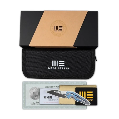 Nóż WE Knife Shakan CPM-20CV Golden Titanium LE