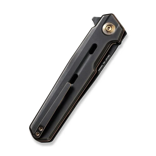 Nóż WE Knife Navo CPM-20CV Bronze & Black Titanium
