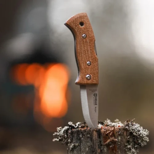 Nóż Helle Berget Mustard Jute Micarta 12C27
