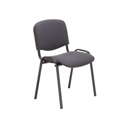 Krzesło konf.ISO black C73 szaro-czarny NOWY STYL
