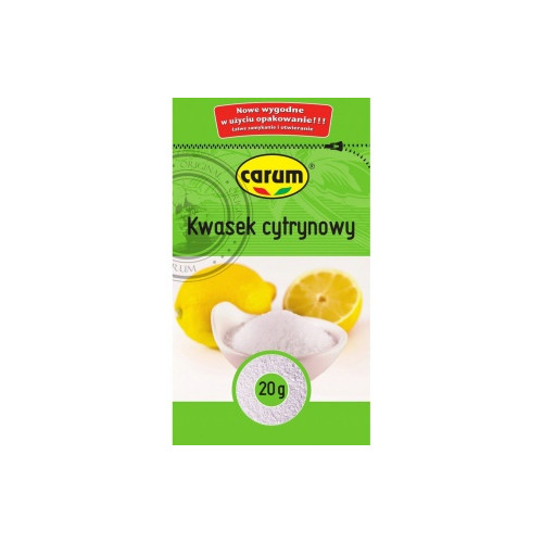 Kwasek cytrynowy CARUM 20g