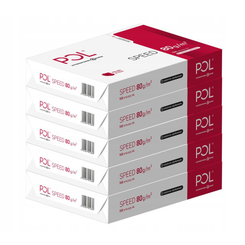 Papier ksero A4 80g POLSPEED 5ryz