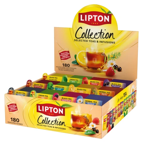 Herbata LIPTON Variety Pack, zestaw, 180 kopert