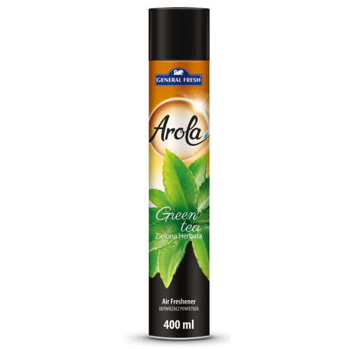 Odświeżacz powietrza AROLA Spray 400ml zielona HERBATA GENERAL FRESH