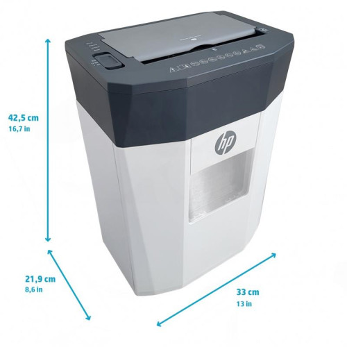 Niszczarka HP ONESHRED Auto 8CC, biało-szara-10025890