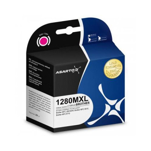 Tusz Brother Lc-1280xl ASARTO 22,8ml magenta