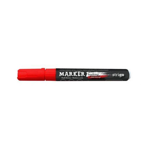 Marker kredowy STRIGO 4mm czerwony