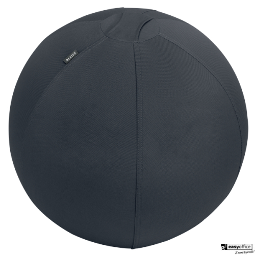 Piłka do siedzenia Leitz Ergo, 55cm, z zabezpieczeniem przed niekontrolowanym toczeniem się, ciemnoszara 65410089