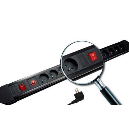 MACLEAN LISTWA ZASILAJĄCA 10 GNIAZD 3680W MCE10-10298631