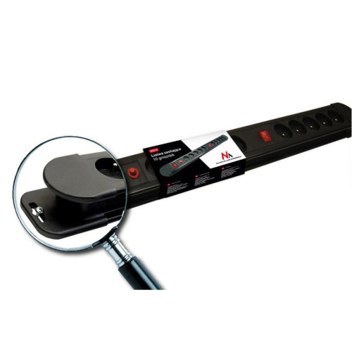 MACLEAN LISTWA ZASILAJĄCA 10 GNIAZD 3680W MCE10-10298635