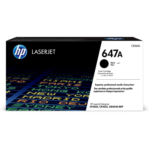 HP 647A oryginalny wkład z czarnym tonerem LaserJet