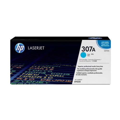 HP 307A oryginalny wkład z błękitnym tonerem LaserJet
