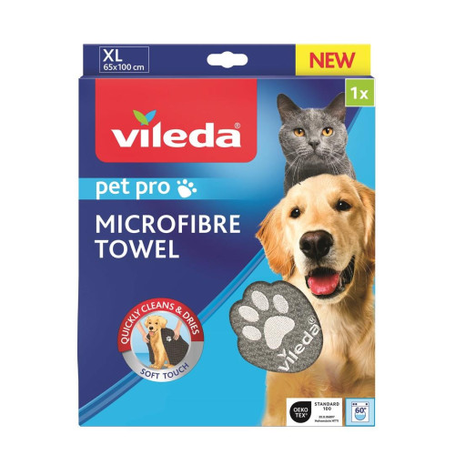Ręcznik z mikrofibry dla zwierząt Vileda PET PRO XL-10691365