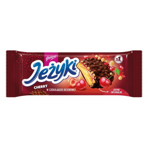 Ciastka JEŻYKI 140g Dark Chery