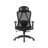 Fotel biurowy OFFICE PRODUCTS Kalamos, czarny-11470036