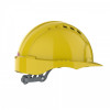 Hełm ochronny EVO®2, pasek przesuwny, wentylowany, żółty-11728033
